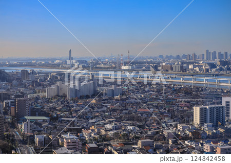 the Residential and Commercial Buildings in Tokyo Japan Dec 8 2024 124842458