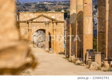 Jerash, Jordan Cardo maximus, Gerasa of Antiquity Jerash, Jordan Cardo maximus, Gerasa of Antiquity 124842741