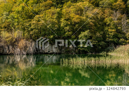 lake in Plitvice National Park, Croatia 124842793