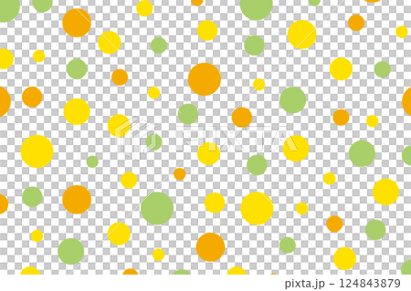 Colorful polka dot background illustration orange Colorful polka dot background illustration orange 124843879