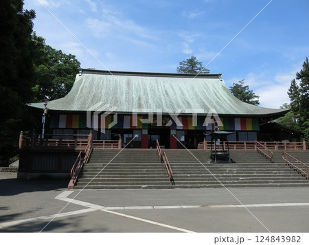 川越市の喜多院（本堂／慈恵堂） 124843982