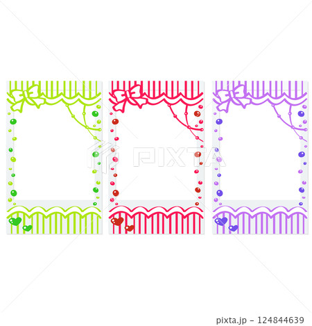 落書きチェキ インスタントカメラ デコレーション フレーム レッド グリーン パープル 落書きチェキ インスタントカメラ デコレーション フレーム レッド グリーン パープル 124844639