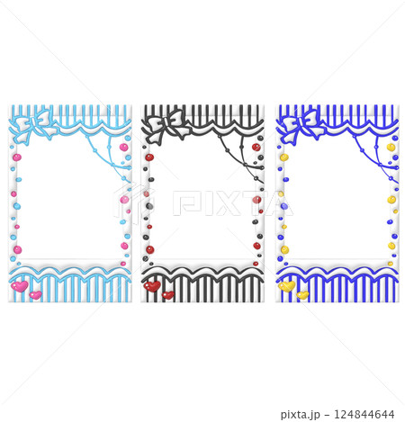 落書き チェキ ぷっくり デコレーション フレーム カラーバリエーション 落書き チェキ ぷっくり デコレーション フレーム カラーバリエーション 124844644