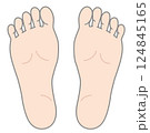足の裏のイラスト 足の裏のイラスト 124845165