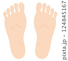 足の裏のイラスト 足の裏のイラスト 124845167