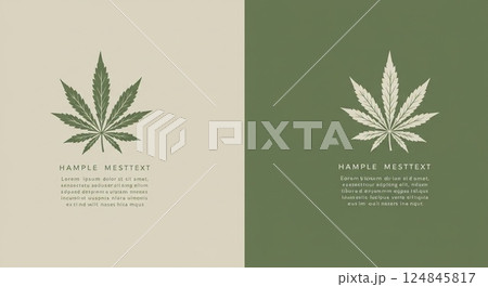 左右対称の麻の葉 左右対称の麻の葉 124845817