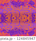 Snake skin seamless pattern. Reptile seamless texture. Animal print.  124845947