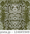 Snake skin seamless pattern. Reptile seamless texture. Animal print.  124845949
