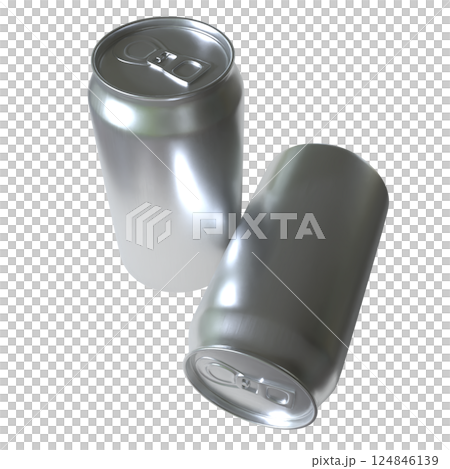 The Aluminium  can for food or drink concept 3d Rendering. 124846139