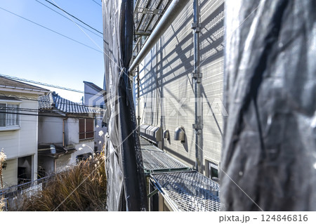 戸建て家屋の外壁修繕工事 124846816