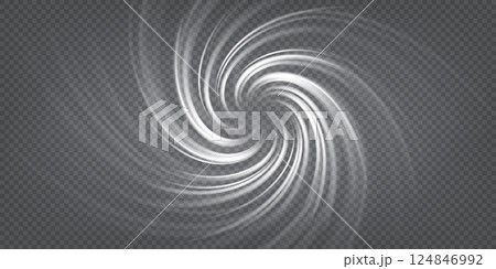 Circle air rotation effect 124846992