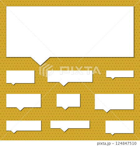 Set of editable minimal square banner templates.  124847510