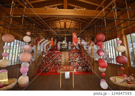 美濃路の雛祭り 124847593