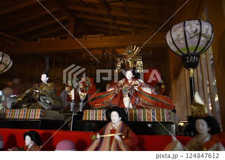 美濃路の雛祭り 124847612