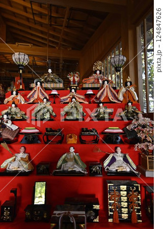 美濃路の雛祭り 124847626