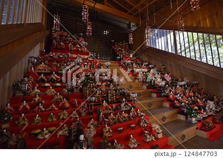 美濃路の雛祭り 124847703