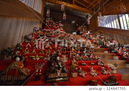 美濃路の雛祭り 124847705