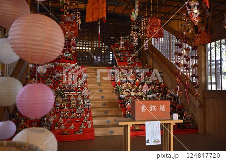 美濃路の雛祭り 124847720