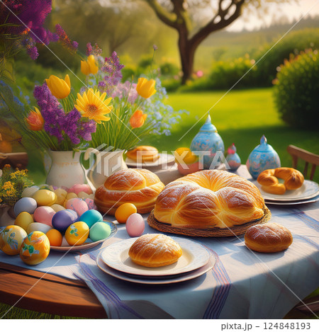 Easter Table 124848193