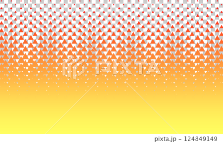 Triangle halftone with orange to red gradient Triangle halftone with orange to red gradient 124849149