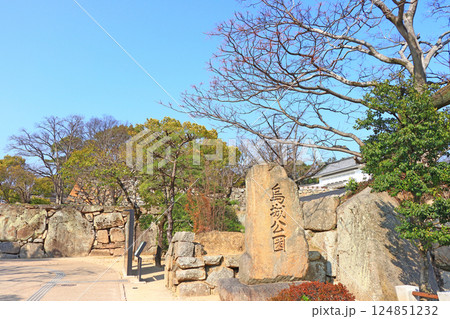 岡山県岡山市、烏城公園の風景 124851232