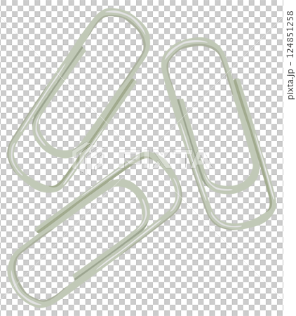 クリップのイラスト ベクター素材 クリップのイラスト ベクター素材 124851258