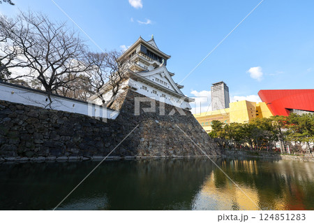 福岡県 北九州市 小倉城とリバーウォーク北九州 福岡県 北九州市 小倉城とリバーウォーク北九州 124851283