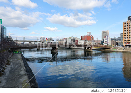 福岡県 北九州市 小倉 常盤橋(木の橋) 福岡県 北九州市 小倉 常盤橋(木の橋) 124851394