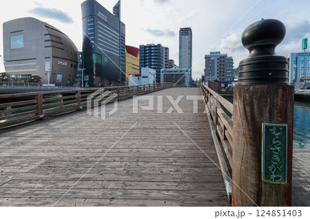 福岡県 北九州市 小倉 常盤橋(木の橋) 福岡県 北九州市 小倉 常盤橋(木の橋) 124851403
