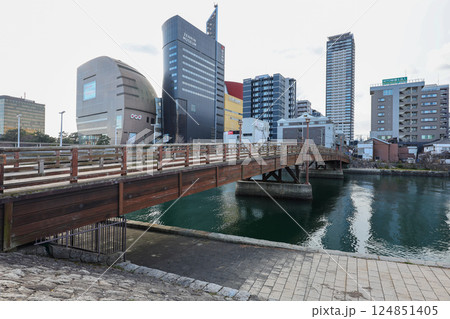 福岡県 北九州市 小倉 常盤橋(木の橋) 福岡県 北九州市 小倉 常盤橋(木の橋) 124851405