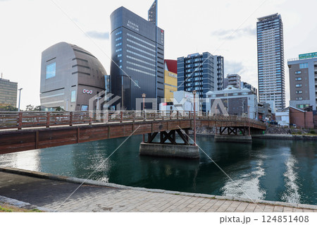 福岡県 北九州市 小倉 常盤橋(木の橋) 福岡県 北九州市 小倉 常盤橋(木の橋) 124851408