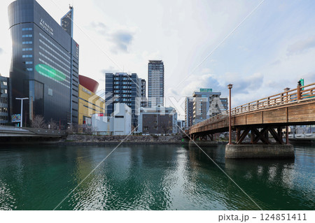 福岡県　北九州市　小倉　常盤橋（木の橋） 124851411