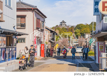 犬山市にある犬山城下町の風景(愛知県) 犬山市にある犬山城下町の風景(愛知県) 124852976