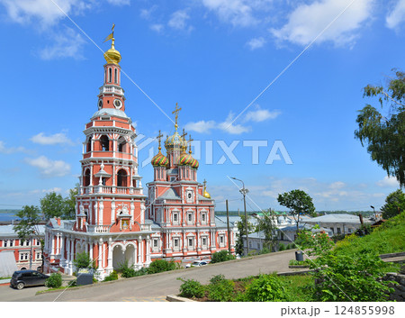 Russia, Nizhny Novgorod, Nativity or Stroganov Church Russia, Nizhny Novgorod, Nativity or Stroganov Church 124855998
