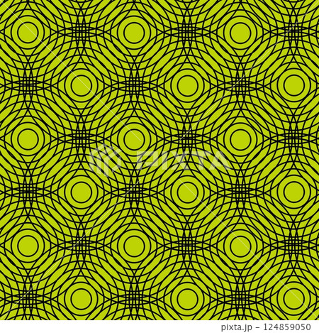seamless pattern with black and yellow 124859050
