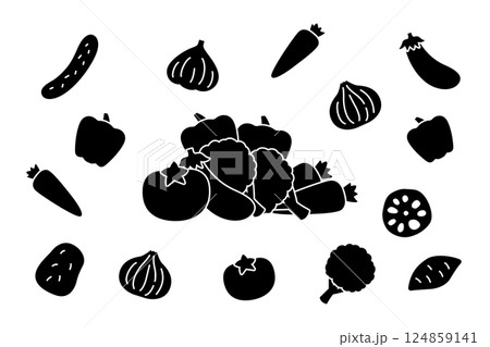 かわいい 野菜 セット 124859141
