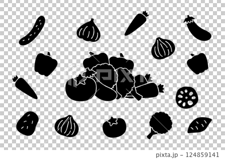 かわいい 野菜 セット 124859141