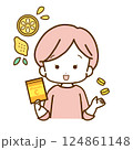 ビタミンサプリをオススメする女性 124861148