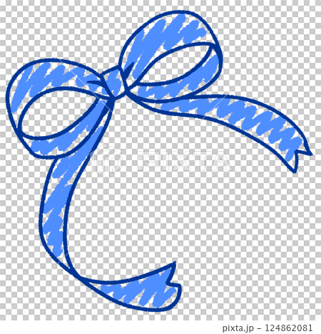 簡單的絲帶插圖 簡單的絲帶插圖 124862081