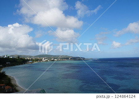 タモン湾の景色　グアム 124864124