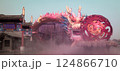 Dragon sculpture in infrared, Beijing, China 124866710