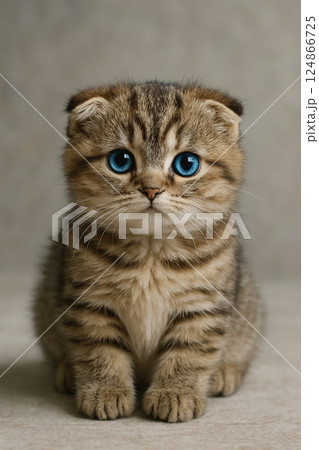 スコティッシュフォールド 子猫 「やさしくしてね」 スコティッシュフォールド 子猫 「やさしくしてね」 124866725