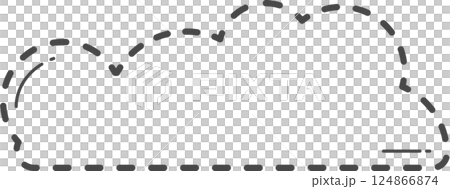 Dotted cloud illustration. Dotted cloud illustration. 124866874