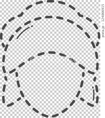 Dotted woman hair illustration. Dotted woman hair illustration. 124866915
