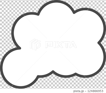 White clouds for coloring. 124866953