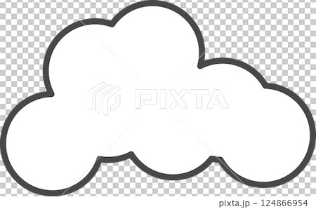 White clouds for coloring. 124866954