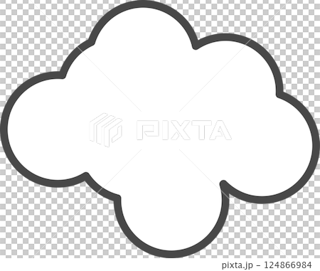 White clouds for coloring. 124866984