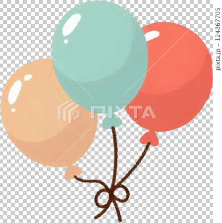 balloons with helium balloon 124867705