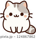 cute cat 124867862