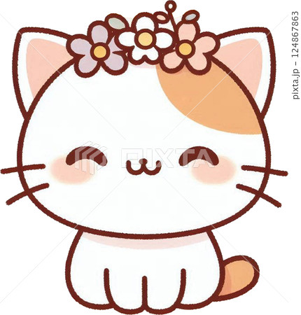cute cat cute cat 124867863